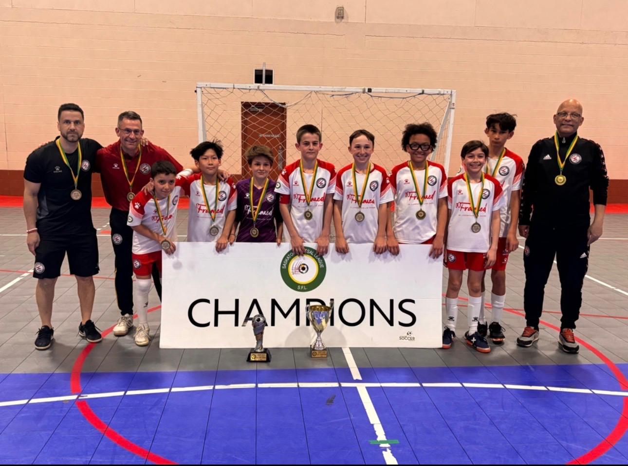 DOUBLE GOLD! SAETA FUTSAL ACADEMY DOMINATES THE FINALS AND IS CROWNED CHAMPION IN SASKATOON